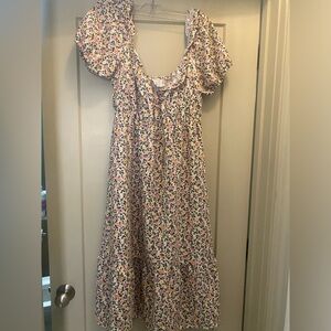 ASOS Cottagecore short sleeve floral dress - size 12